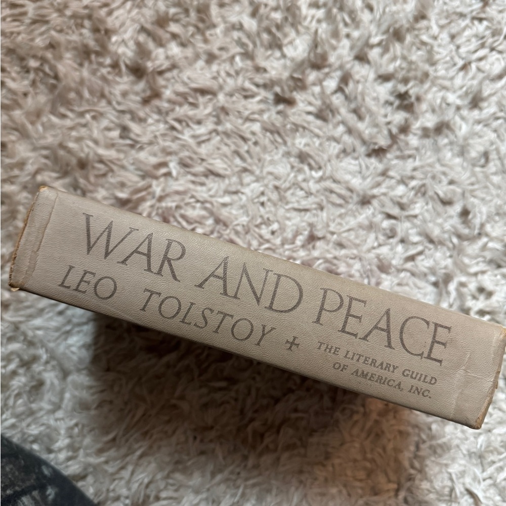 War and Peace Hardcover Book